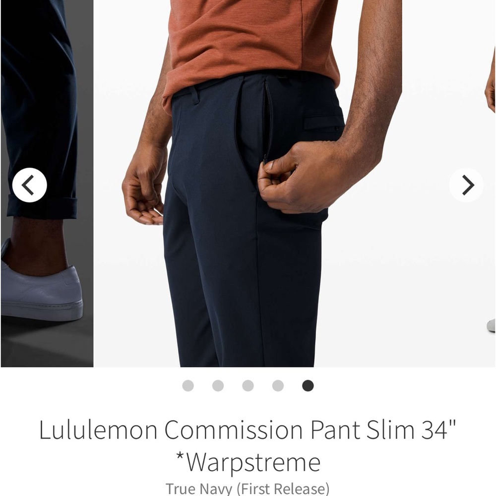 Lululemon Athletica Navy Slim Pants